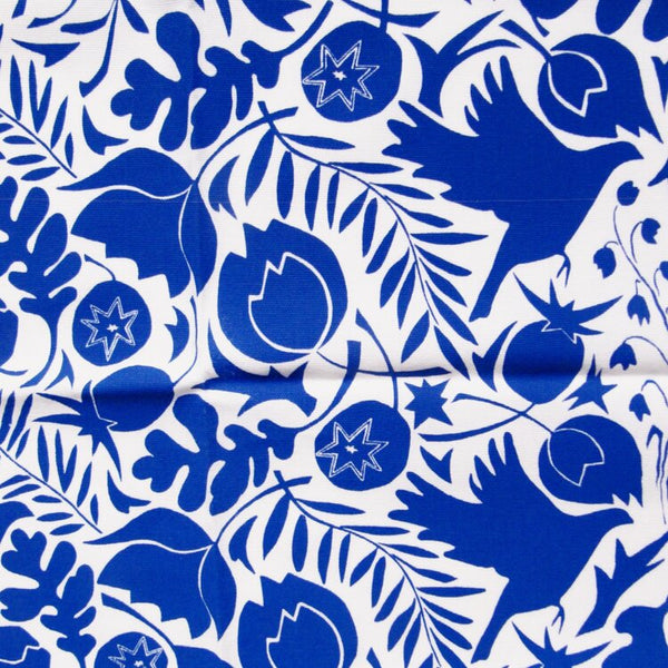 Autumn Tea Towel - Blue, Sarah Targett