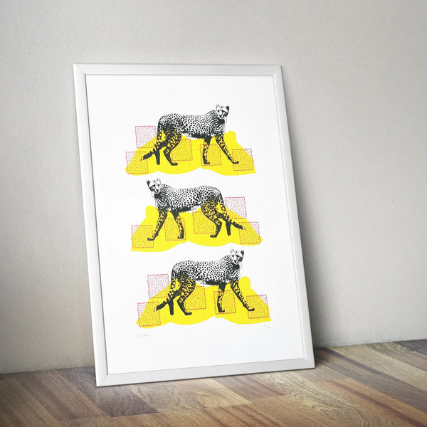 A Coalition of Cheetahs, A2,  Memori Prints