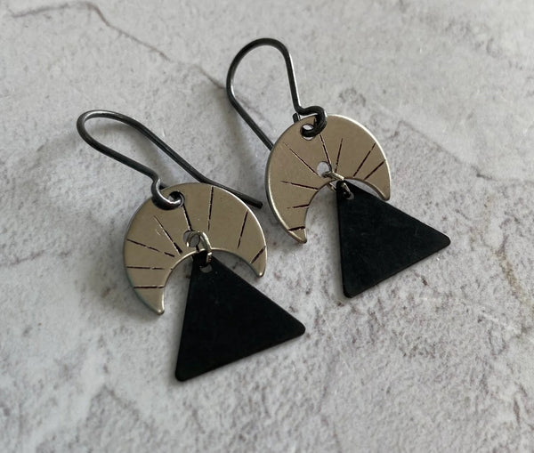 Stuff Made From Things Moon Rise Earrings