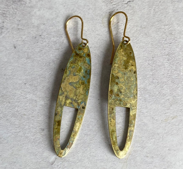 Dune Patinated Earrings