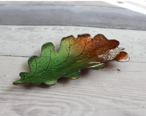 Oak Leaf Trinket Dish, Mixed, TD-1,