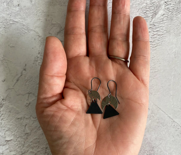Stuff Made From Things Moon Rise Earrings