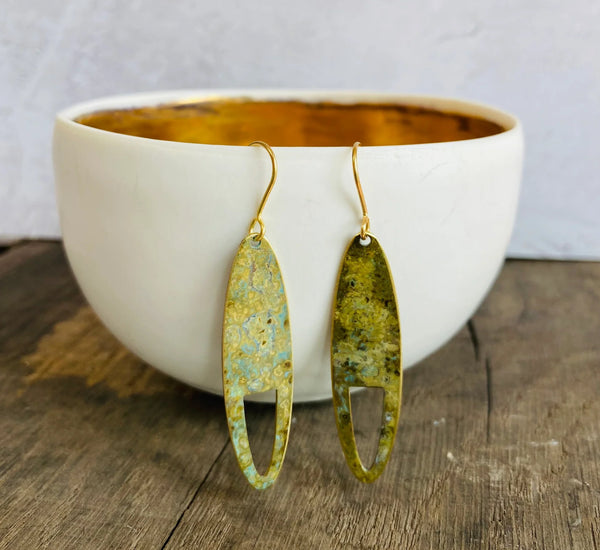 Dune Patinated Earrings