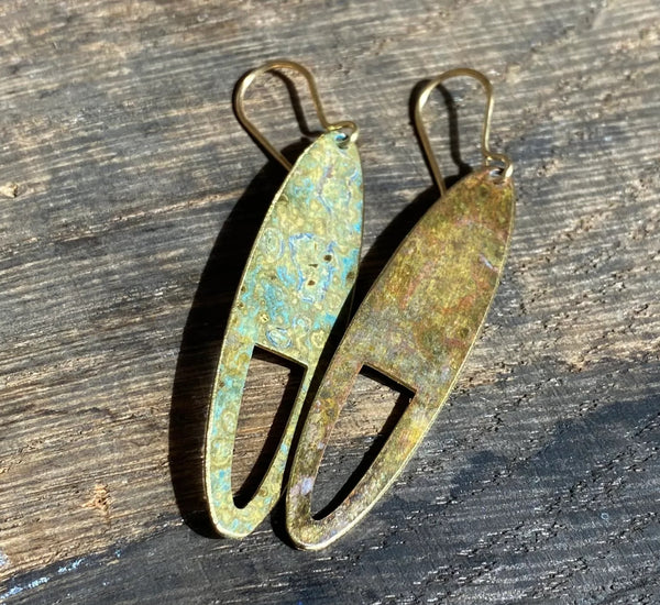 Dune Patinated Earrings
