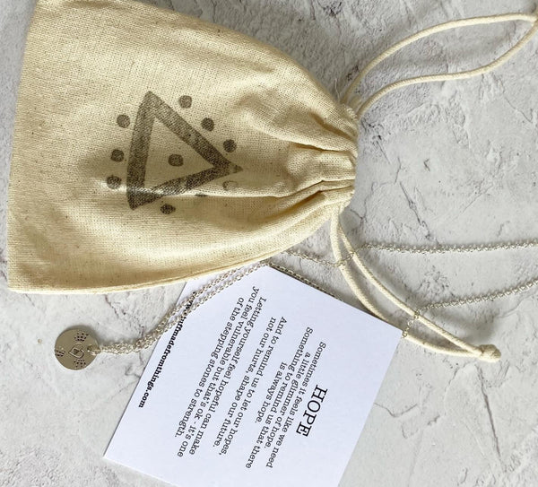 Sterling Silver Hope Necklace, Stuff Made from Things