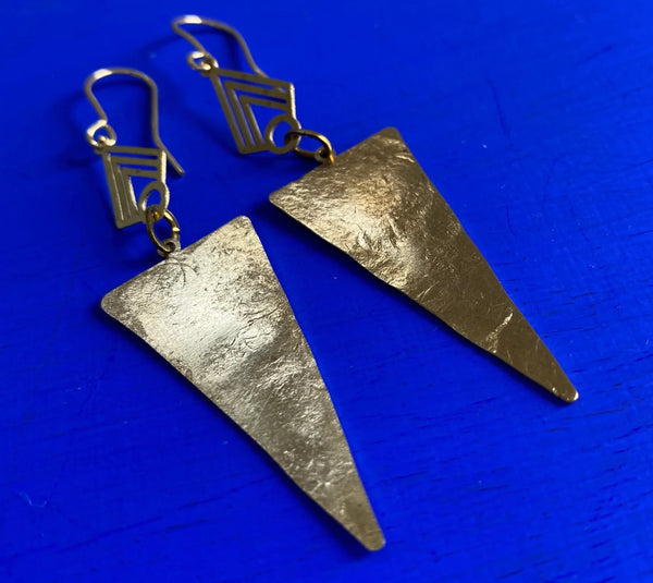 Beaux Triangle Earrings, Stuff Made from Things