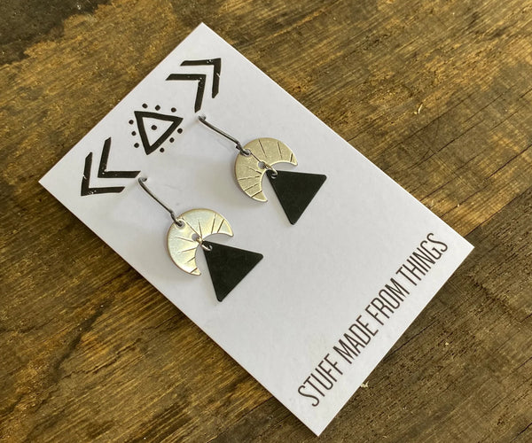 Stuff Made From Things Moon Rise Earrings