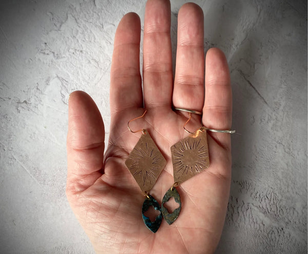 Femina Earrings, Stuff Made from Things