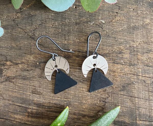 Stuff Made From Things Moon Rise Earrings