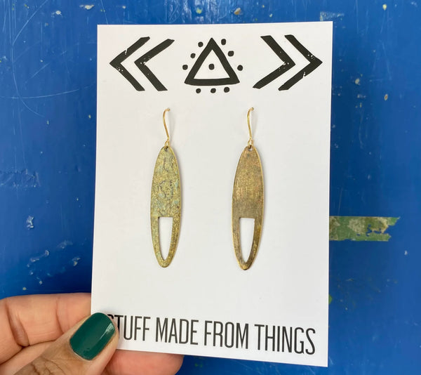 Dune Patinated Earrings