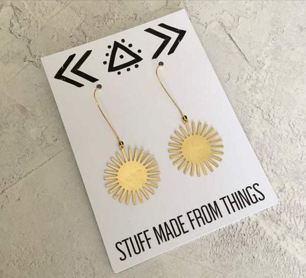 Solar Earrings - Various finishes