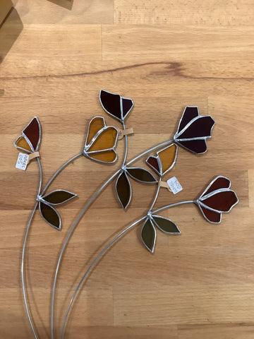 Glass Leaf Stem £30, Bethan Clarke