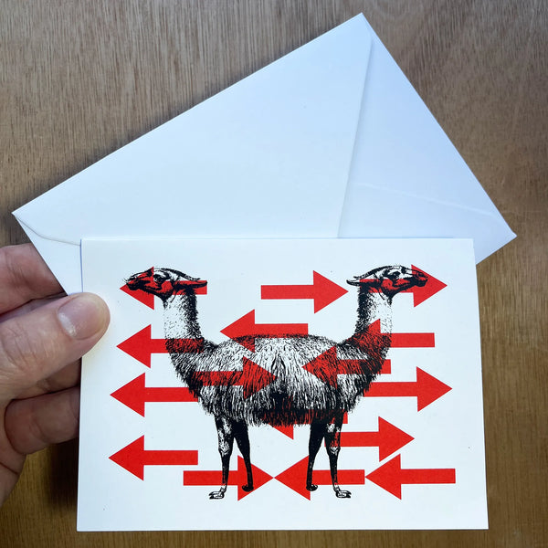 Push Me Pull You Card,  Memori Prints