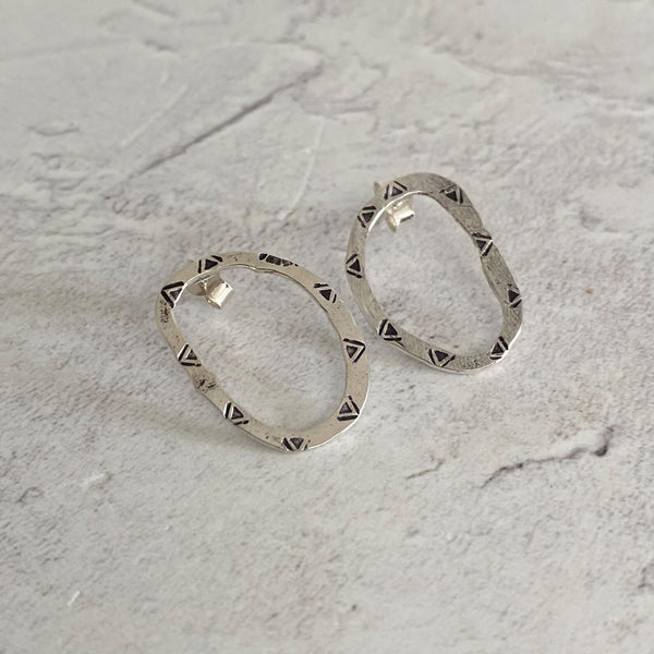 Gwari Stud Earrings, Stuff Made from Things