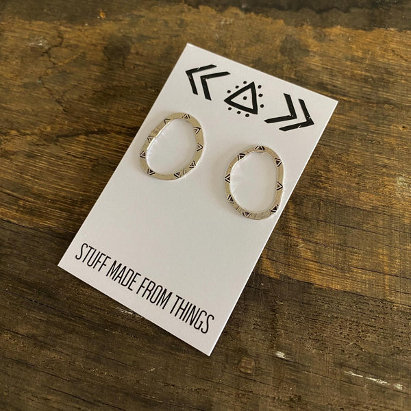 Gwari Stud Earrings, Stuff Made from Things