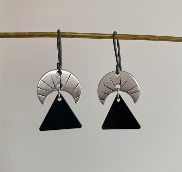 Stuff Made From Things Moon Rise Earrings