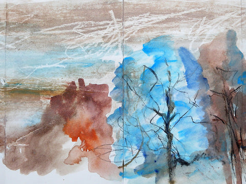 Sunrisen.  Landscape, Longleat