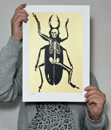 Metamorphosis (Gold Dots), A3, Memori Prints