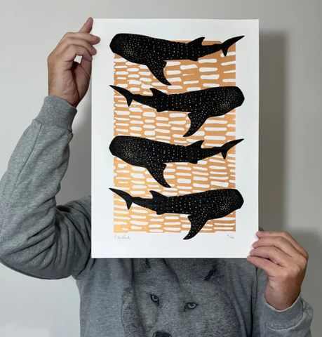 Whale Shark Shiver, Memori Prints